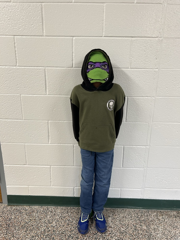 student dress up as his favorite book character 