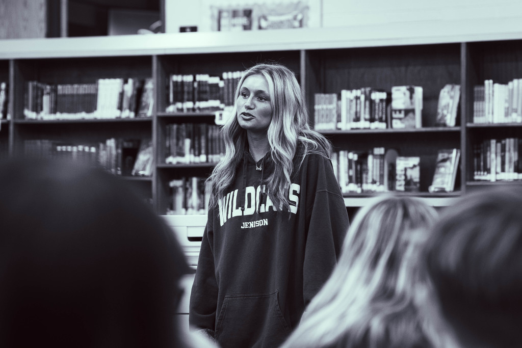 Peer educator speaking