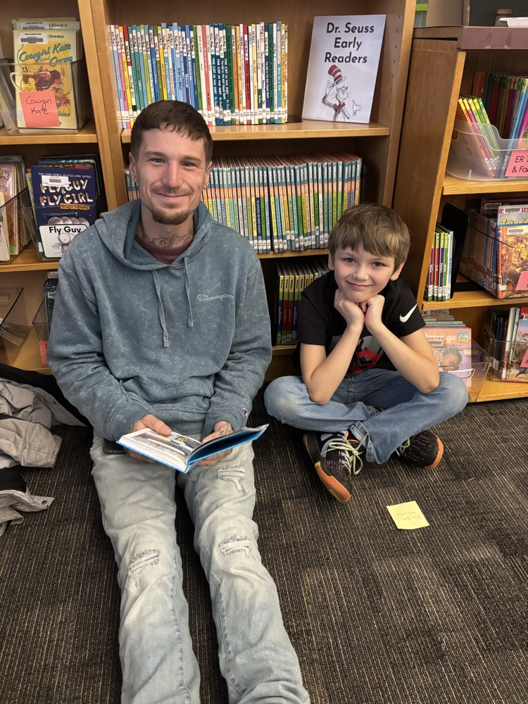 2nd grade reader and grown up