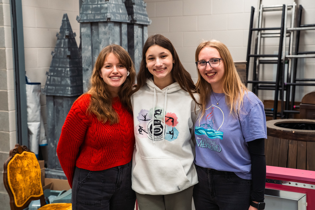 Group shot of theater students