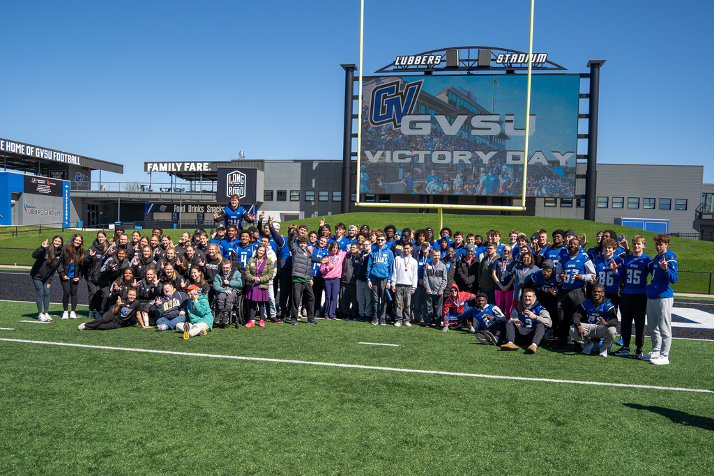 Group shot of everyone involved with Victory Day