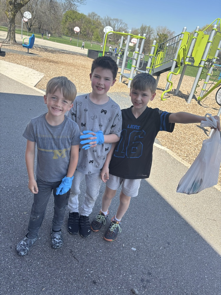 playground clean up 