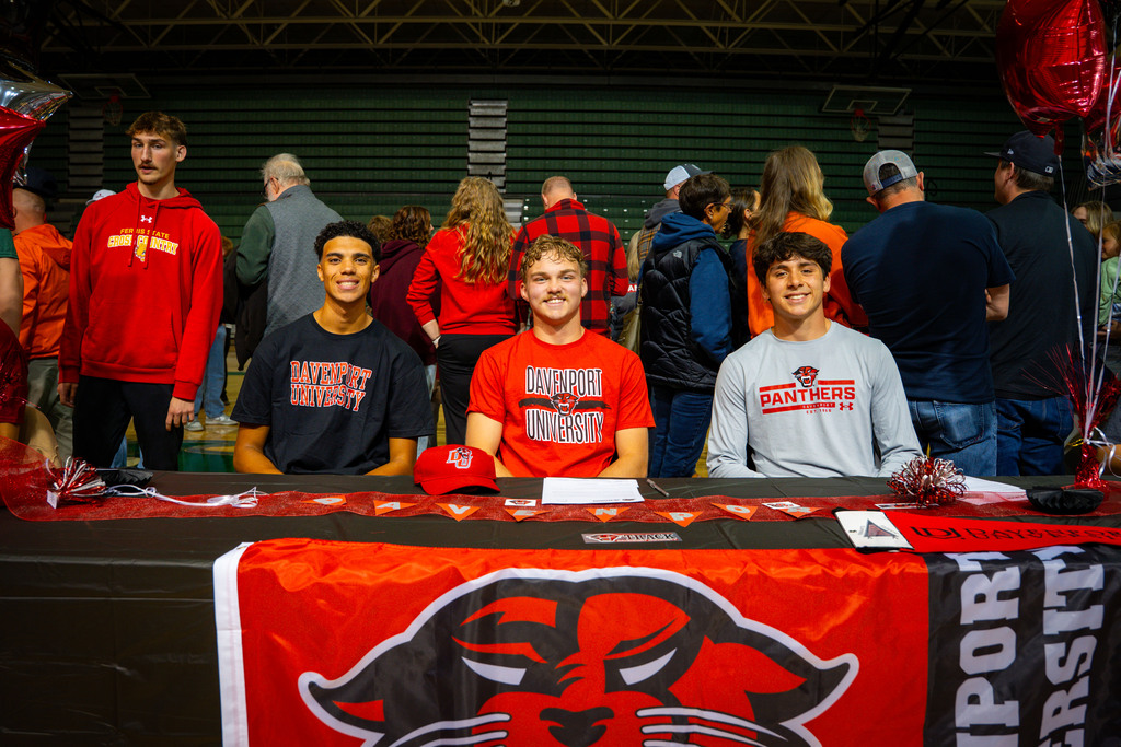 Davenport University commits smiling
