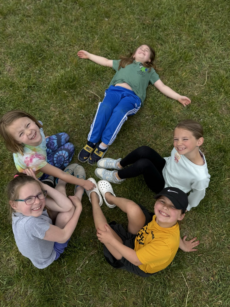 students having fun on field day