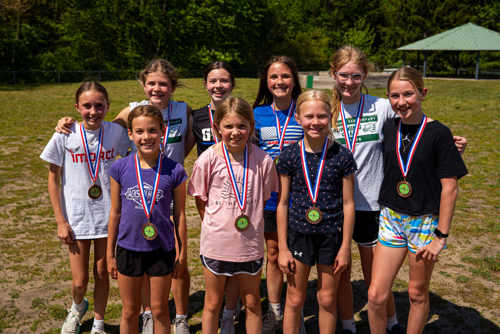 Bauerwood students smiling with medals