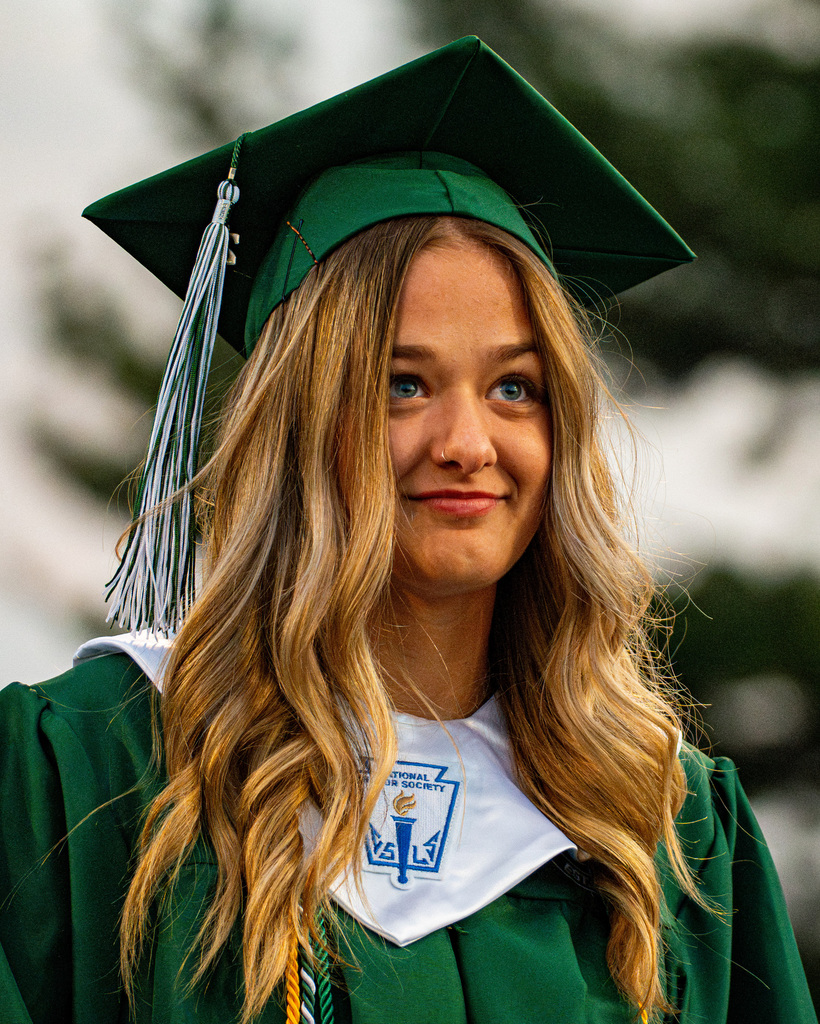 Graduate waiting their turn