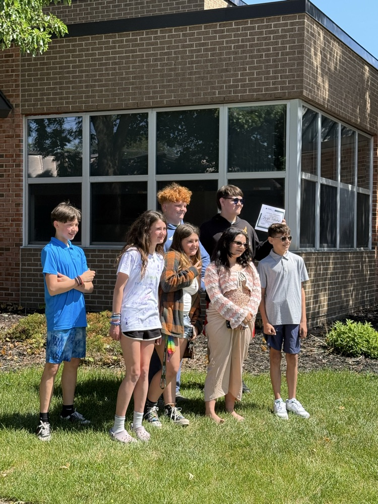students posing for picture
