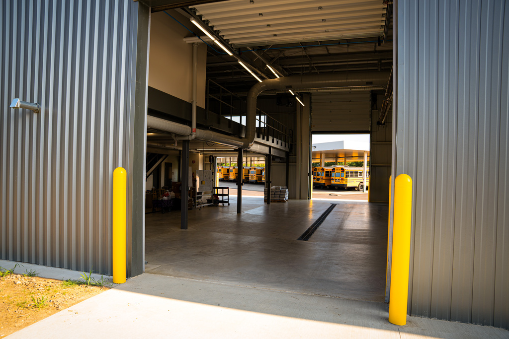Bus garage