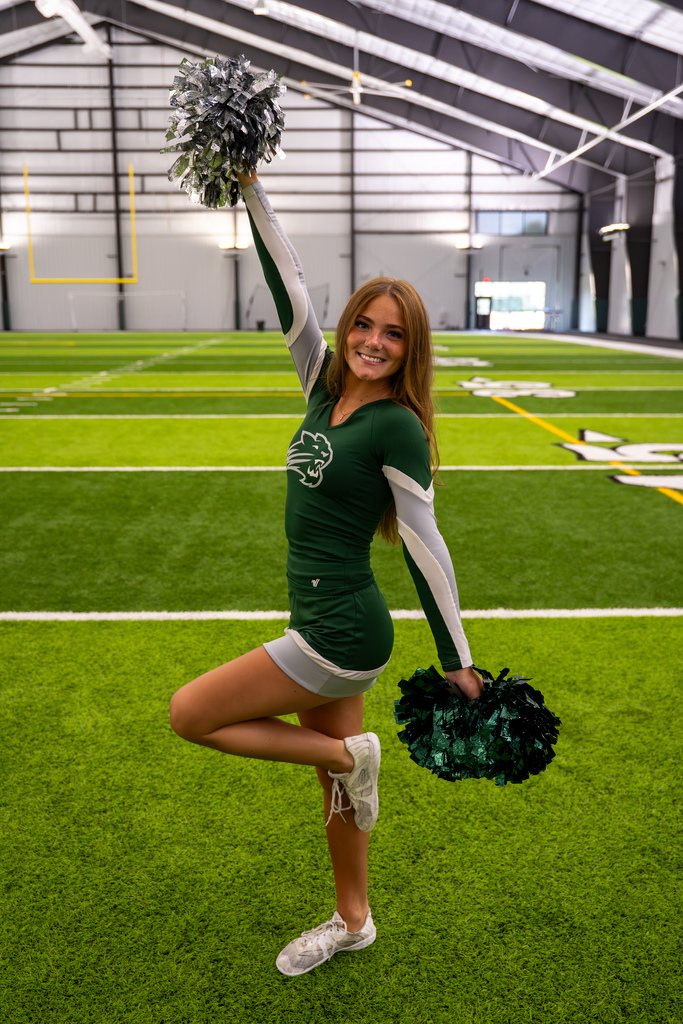 Cheer team posing