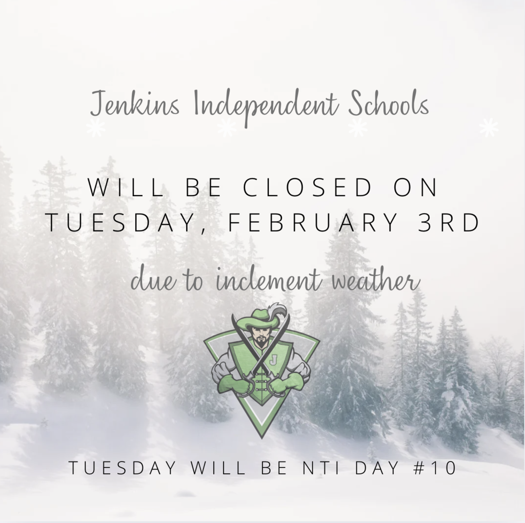 No School February 3rd