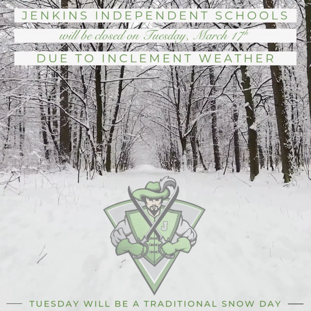 No School on Tuesday, March 17th