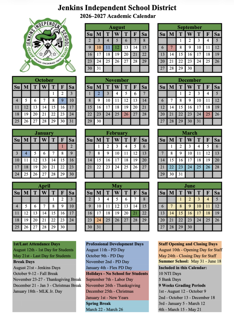 school calendar
