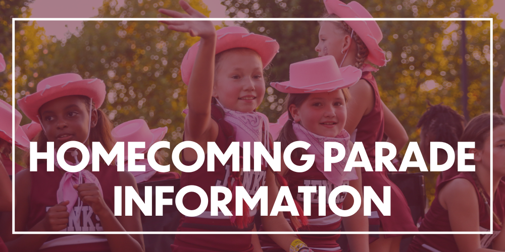 Homecoming parade Information