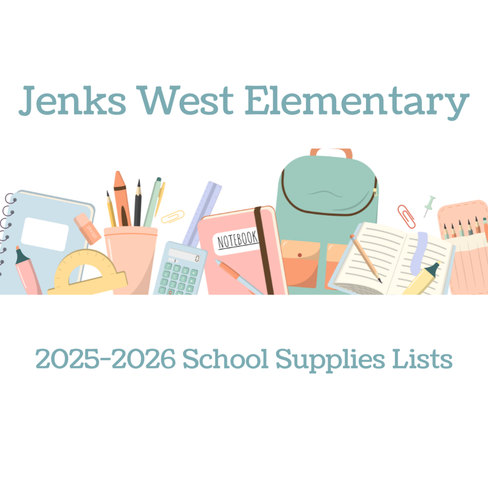 2025-2026 JWE School Supplies Lists