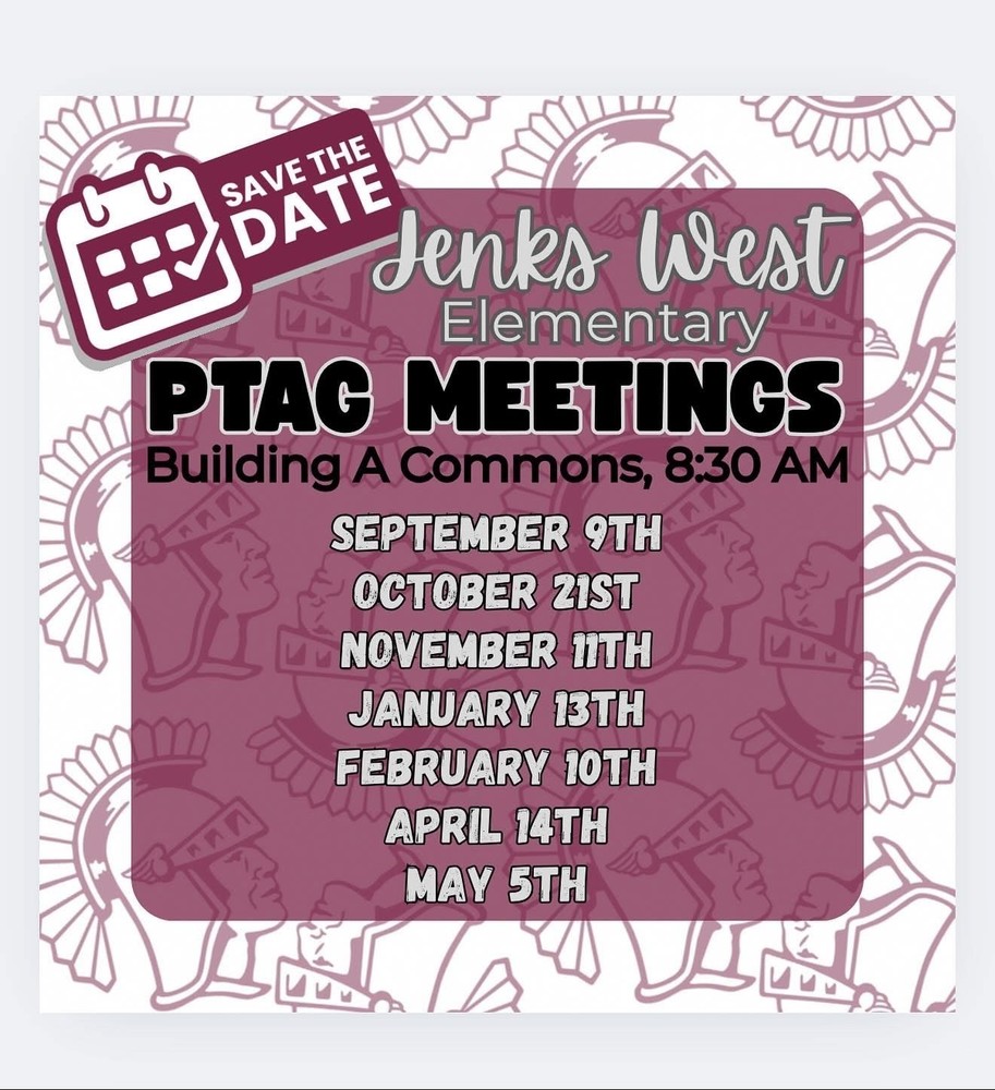 JWE PTAG 2025-2026 PTAG Meetings
