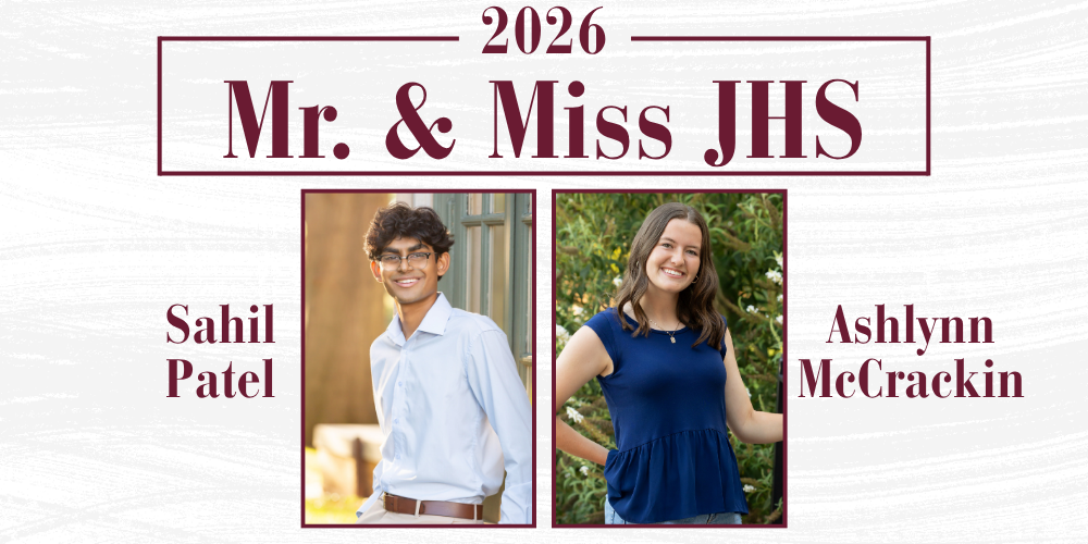2026 Mr. and Miss JHS - Sahil Patel and Ashlynn McCrackin