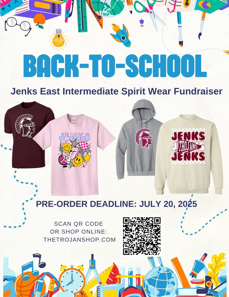 Back to School spirit wear order form