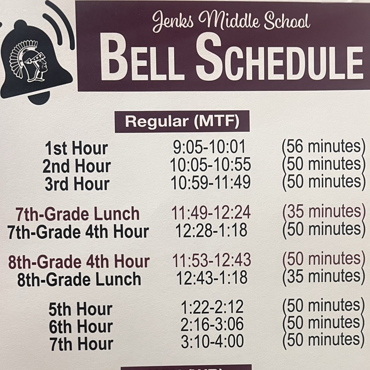 Monday, Tuesday, Friday