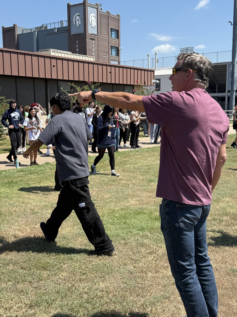 Mr. Berkinshaw instructing students during egg race