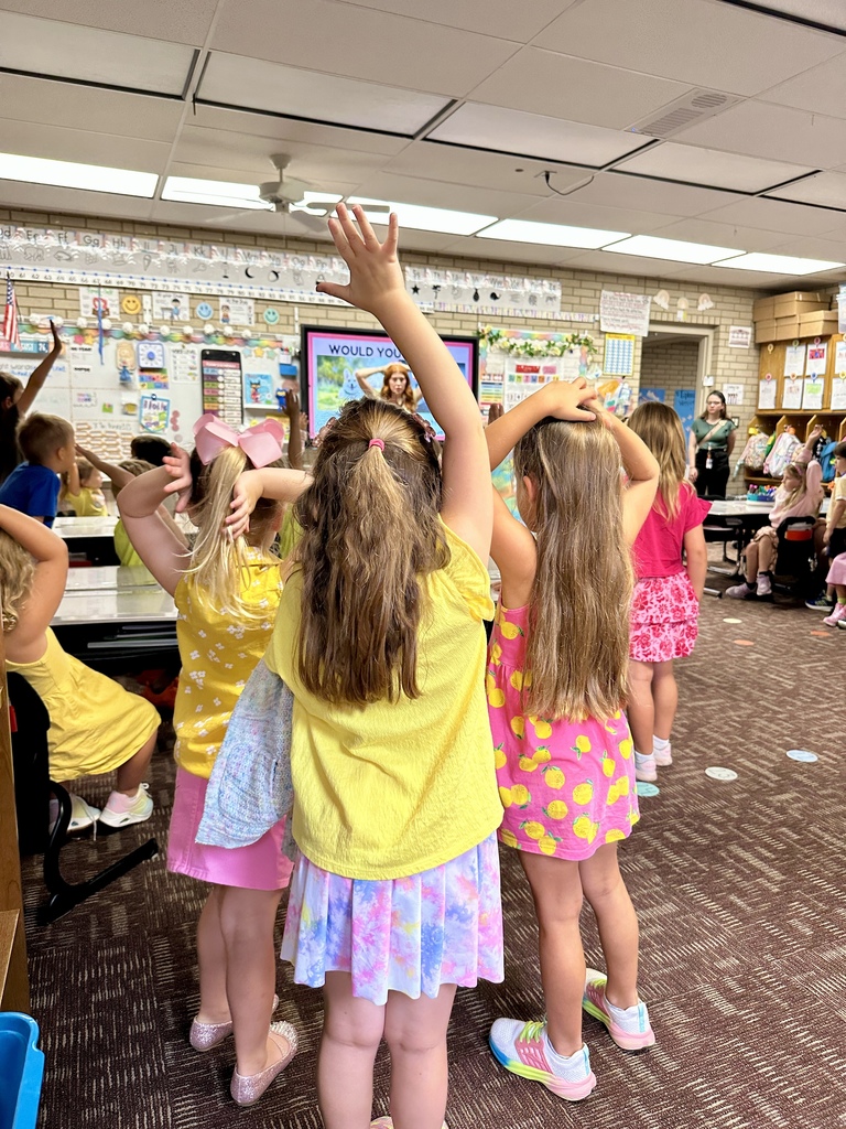 Students playing game in classroom