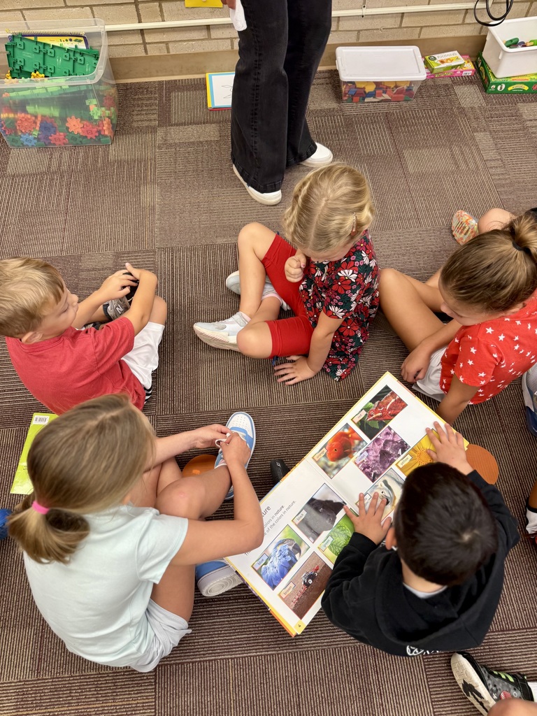 Students reading a book  in classroom