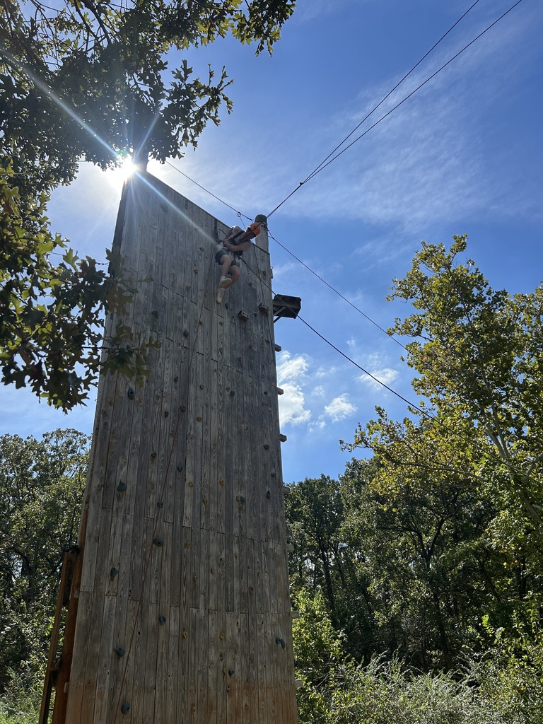 a student suspended in air