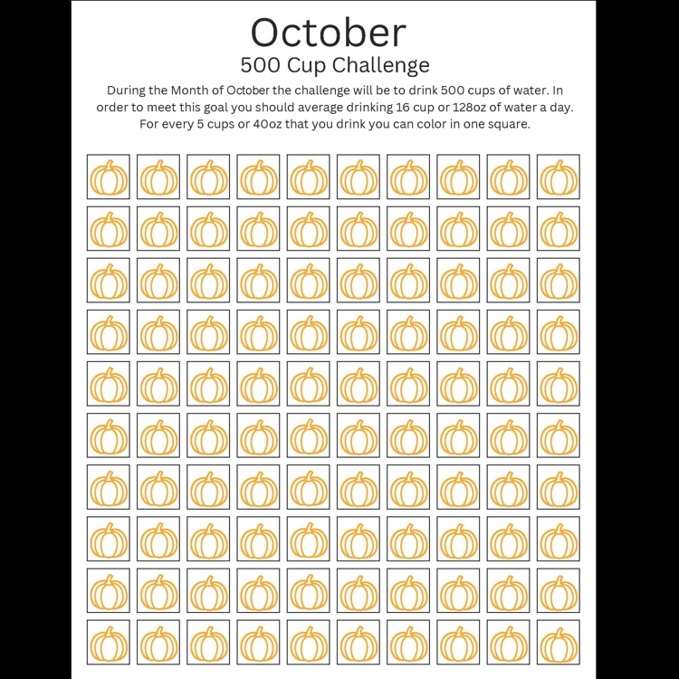October 100 cup challenge