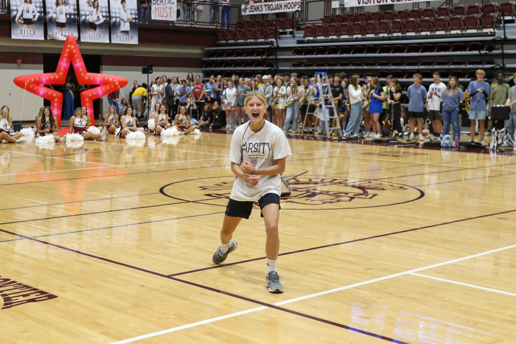girls winning musical chairs