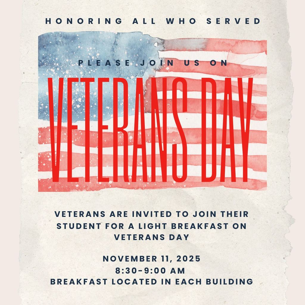 2025 Veterans Day Breakfast Invitation