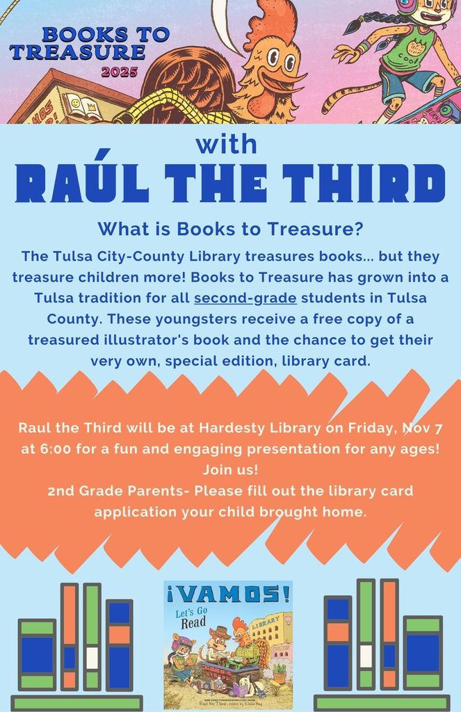 Raul the third book flyer