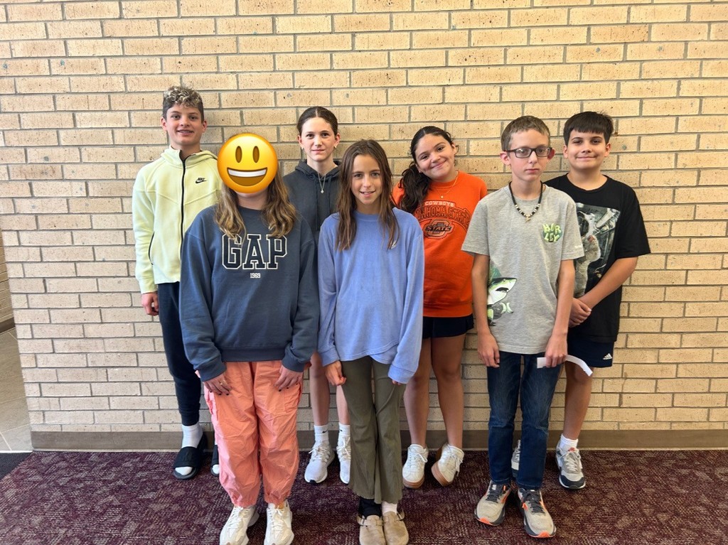 6th Grade True Trojan nominated students