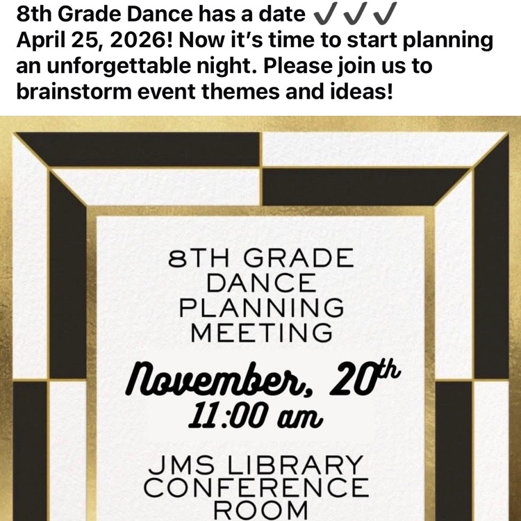 8th grade dance planning committee