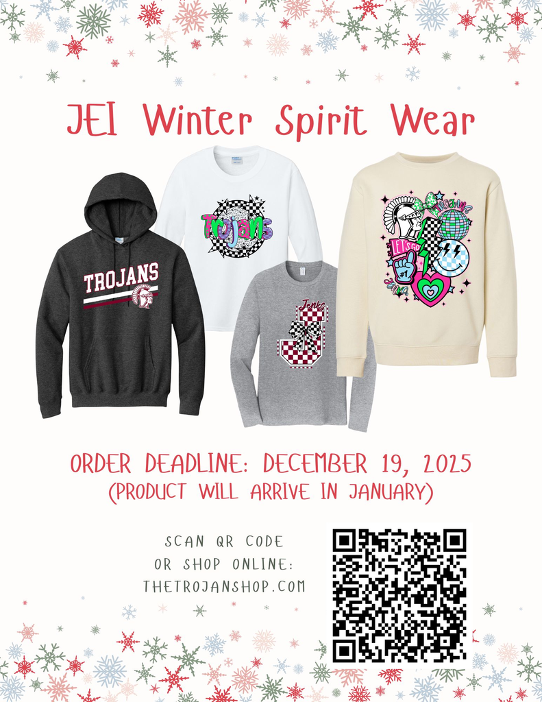 JEI Spirit wear flyer