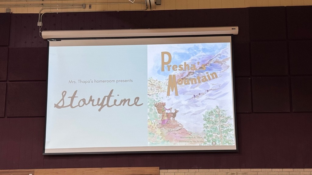 Mrs. Thapa's slide about book