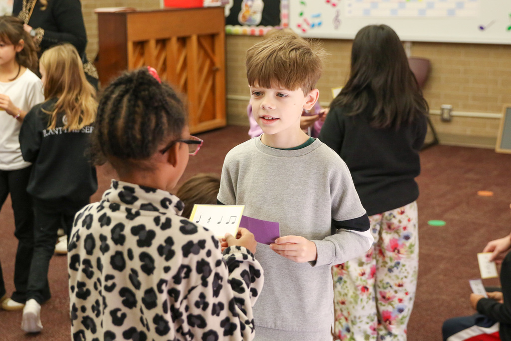 students seeing if their notes match