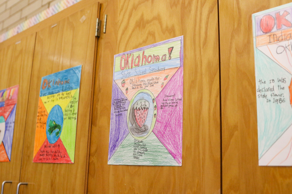 drawings of the oklahoma state symbol the strawberry