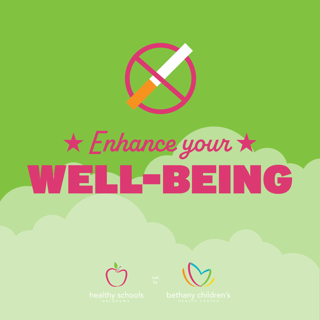 "enhance your Wellbeing with a no smoking inforgraphic