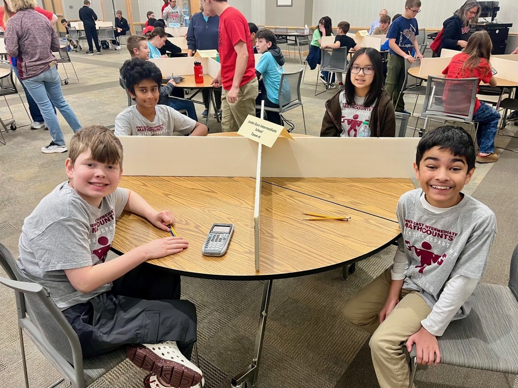 math counts students at competition