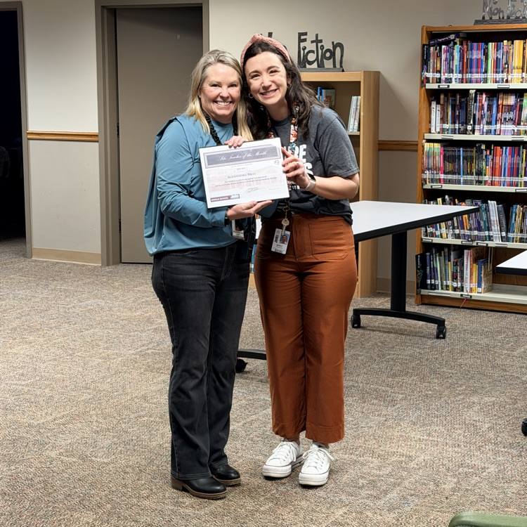 assistant principal and teacher of the month 