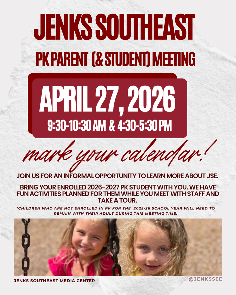 Students smiling outside. PK parent meeting