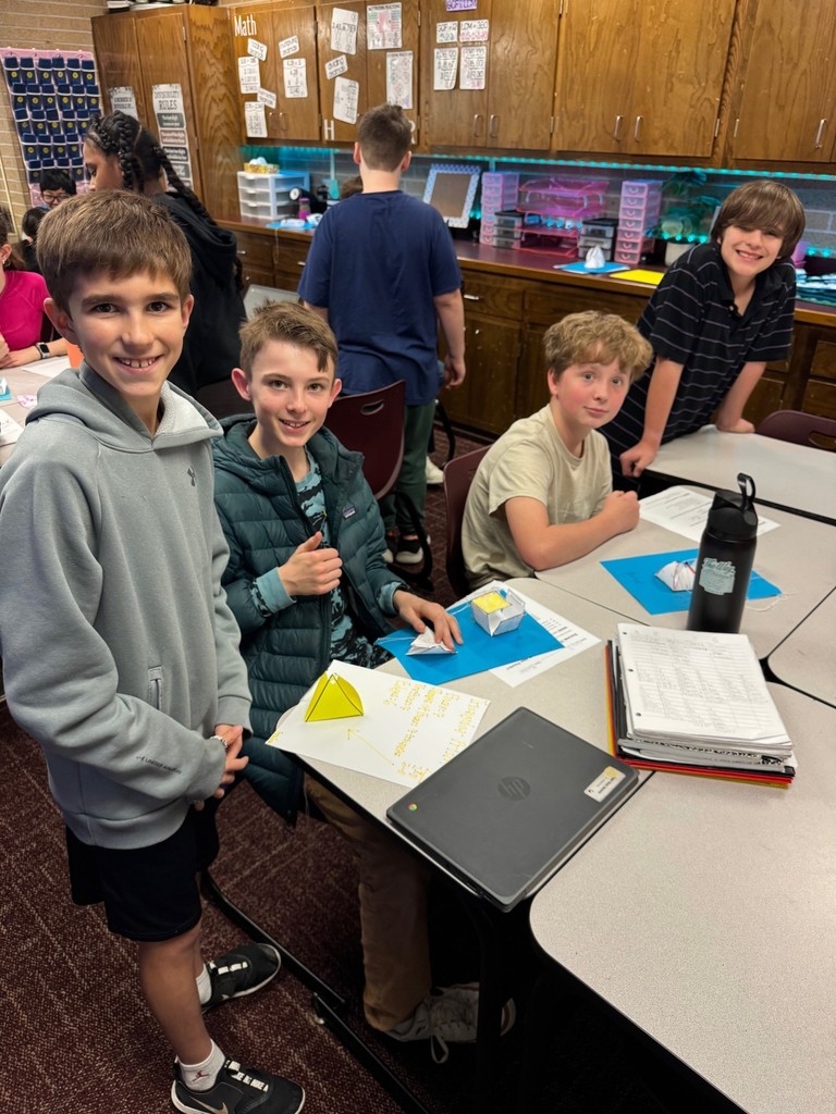 students from Kelley and Rickleman math classes collaborated on an assignment