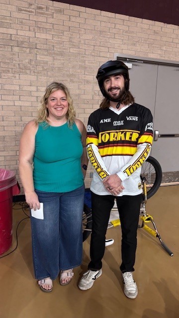 USA BMX representative guest speaker, Dravin Groove and Carmon Drummond