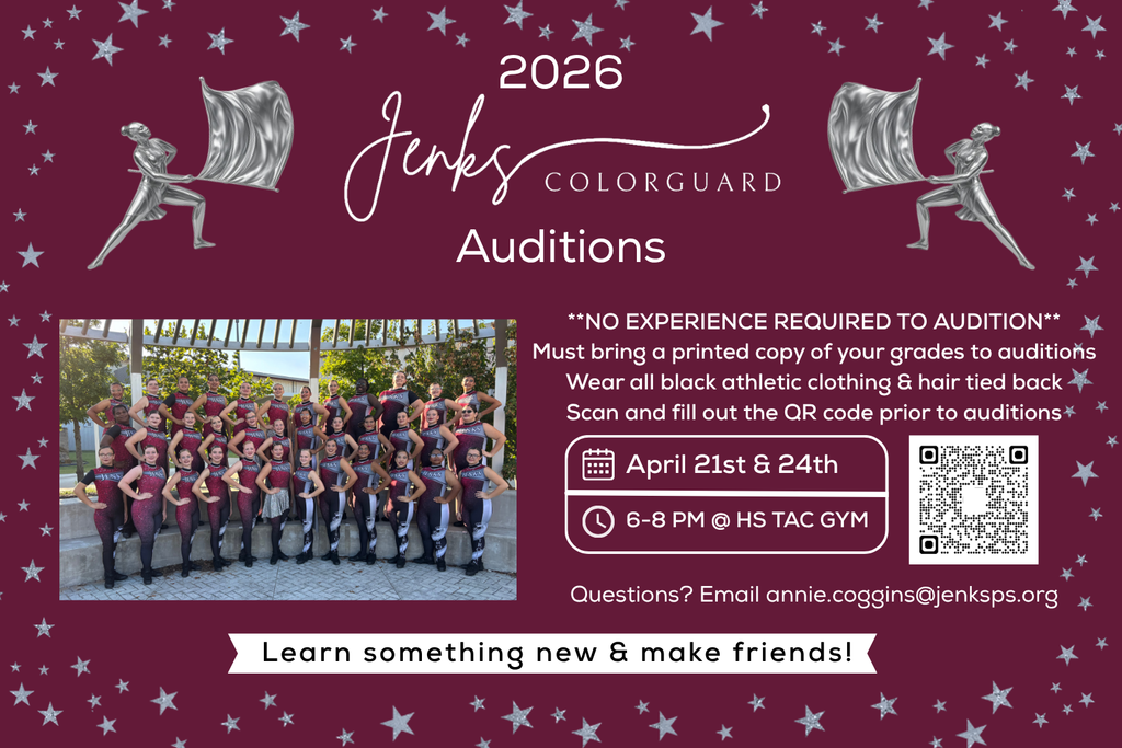 ColorGuard audition flier