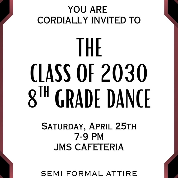 8th grade dance invite 