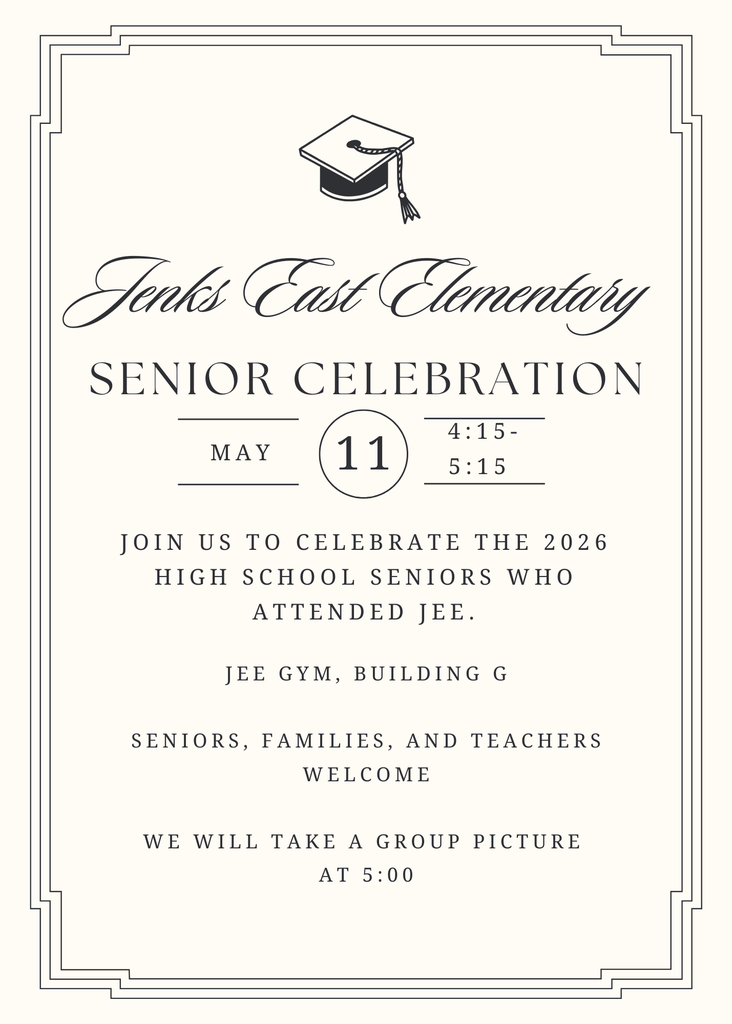 senior celebration announcement 