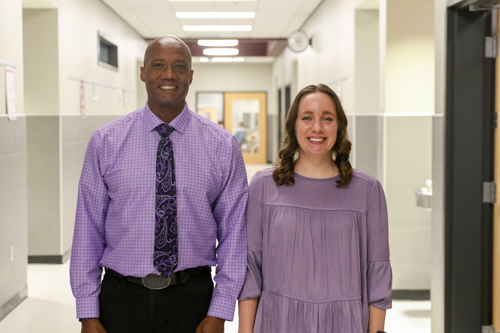 Freshman Academy Assistant Principals: Will Parham and Jessie Wright.