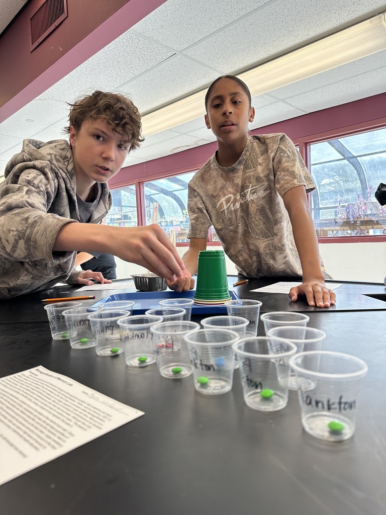 2 students doing science lab