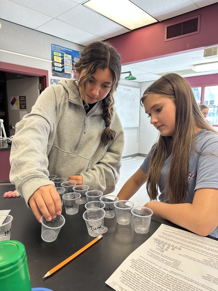 2 students doing science lab