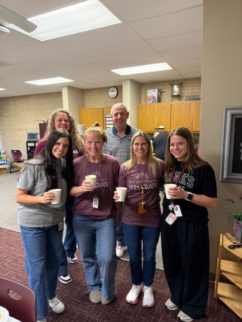 teachers with their coffee