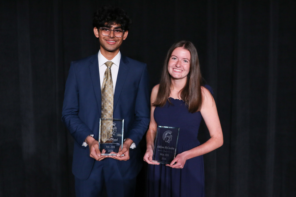2026 Mr & Miss JHS Sahil Patel and Ashlynn McCrackin